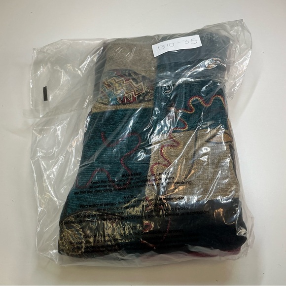 Indigo Moon Boho Mix Media Toggle Patchwork Jacket Size XS - Picture 10 of 10